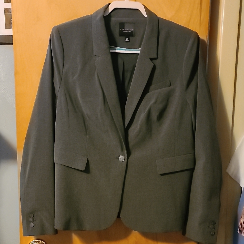 Womens Dark Gray Blazer